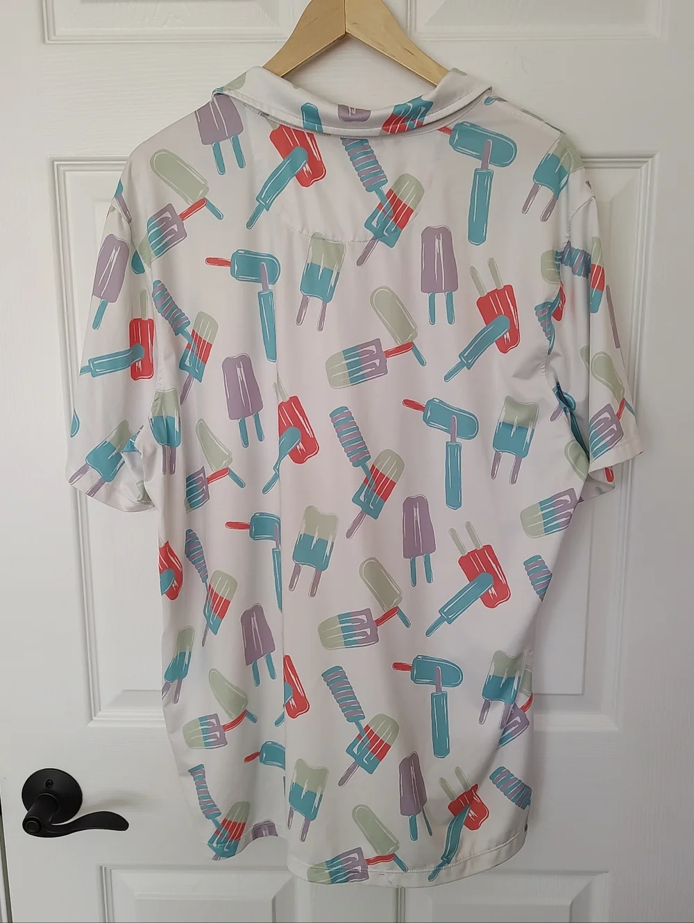 Abound Icy Pop Polo Golf Shirt Novelty Summer L